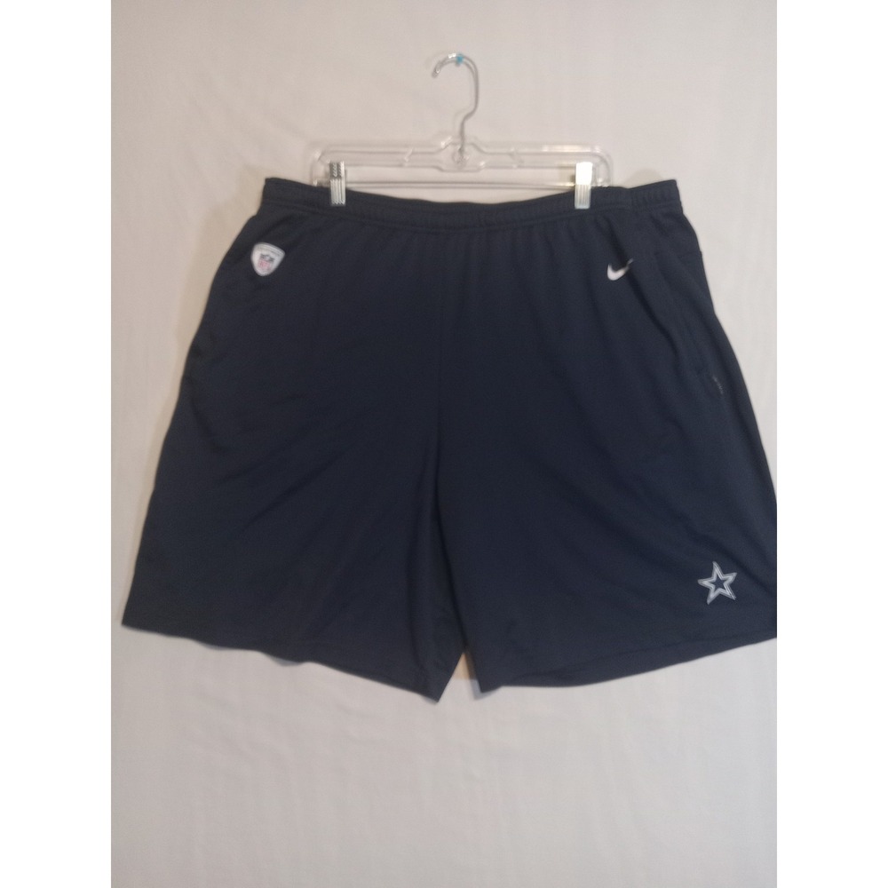 Nike Dri-Fit Training Dallas Cowboys NFL Football Shorts Blue Men's Size 3xl